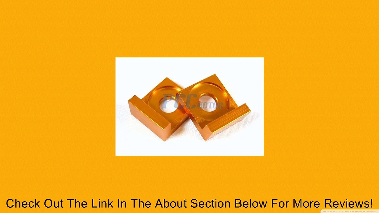 GOLD 12MM CHAIN ADJUSTER BLOCK PIT BIKE HONDA XR50 CRF50 AD04 Review