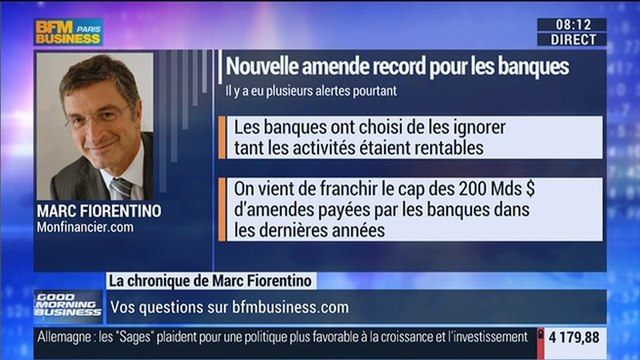 Marc Fiorentino: Manipulation des taux de change: les banques ont préféré un mauvais compromis pour éviter un procès - 13/11