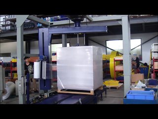 MAY QUAN MANG PALLET TU DONG