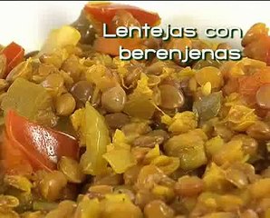 Comidas Adelgazantes, Lentejas Con Berenjenas