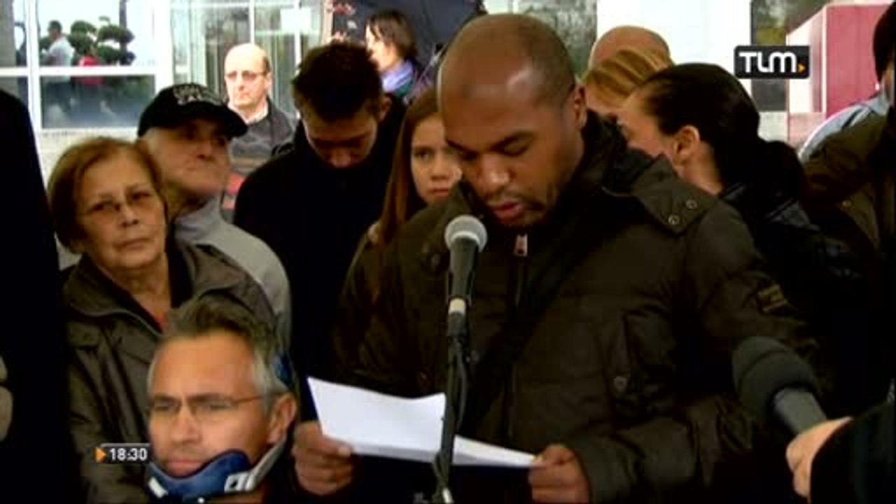 Hommage au policier tué à Saint Priest