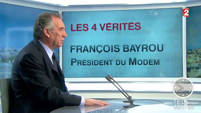 François Bayrou : Peut-être que le président de la République a couvert ces manipulations