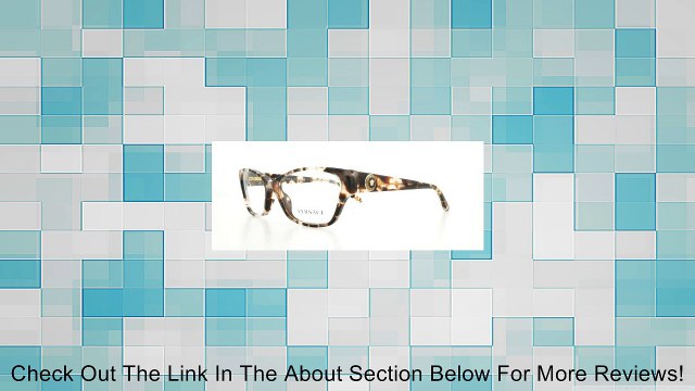 Versace VE3172 Eyeglasses-999 Pink Havana-54mm Review
