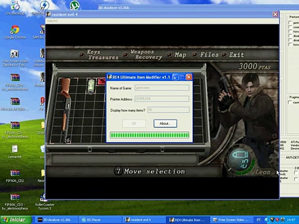Hack De Itens Para Resident Evil 4 PC