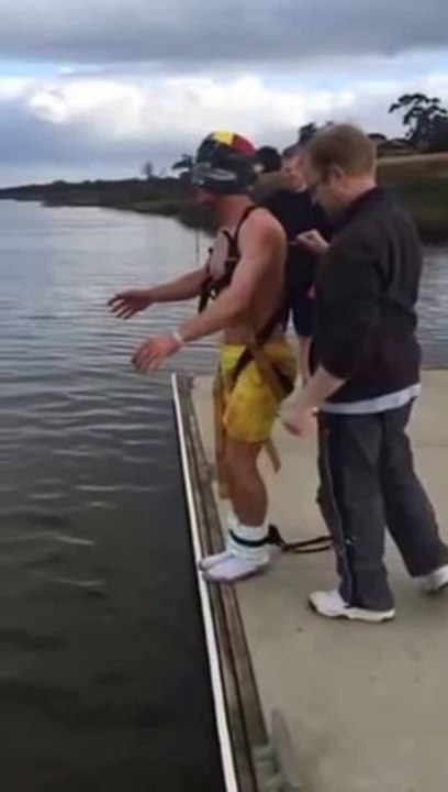 Bachelor Party Bungee Jump Prank Fail