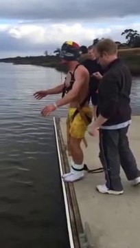 Bachelor Party Bungee Jump Prank Fail