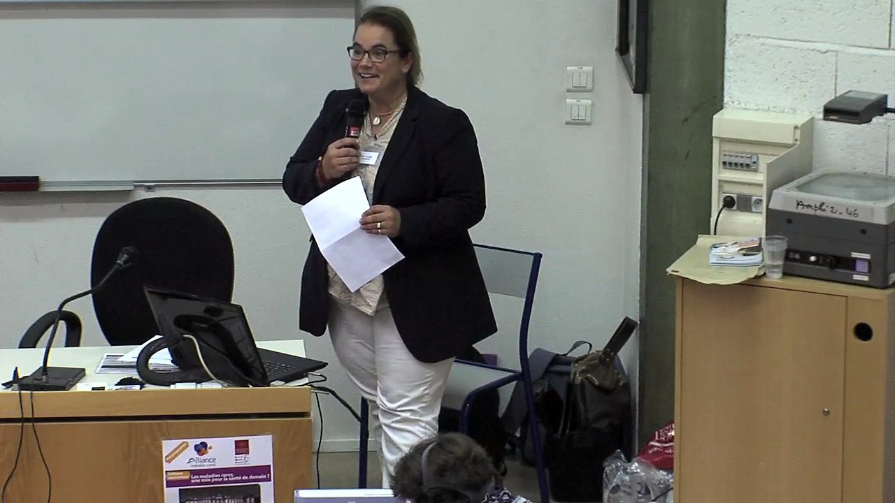 IMH-Maladies Rares_"Le rôle des malades et de leurs associations dans la recherche", Anne-Sophie Lapointe, Membre du Conseil National de l’Alliance Maladies Rares
