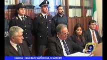 CANOSA | Mazi blitz antidroga, 28 arresti