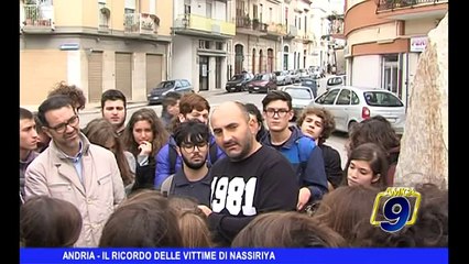 ANDRIA | Il ricordo delle vittime di Nassiriya
