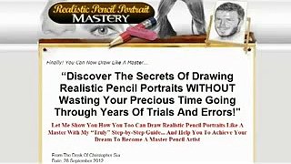 Realistic Pencil Portrait Mastery Home Study Course