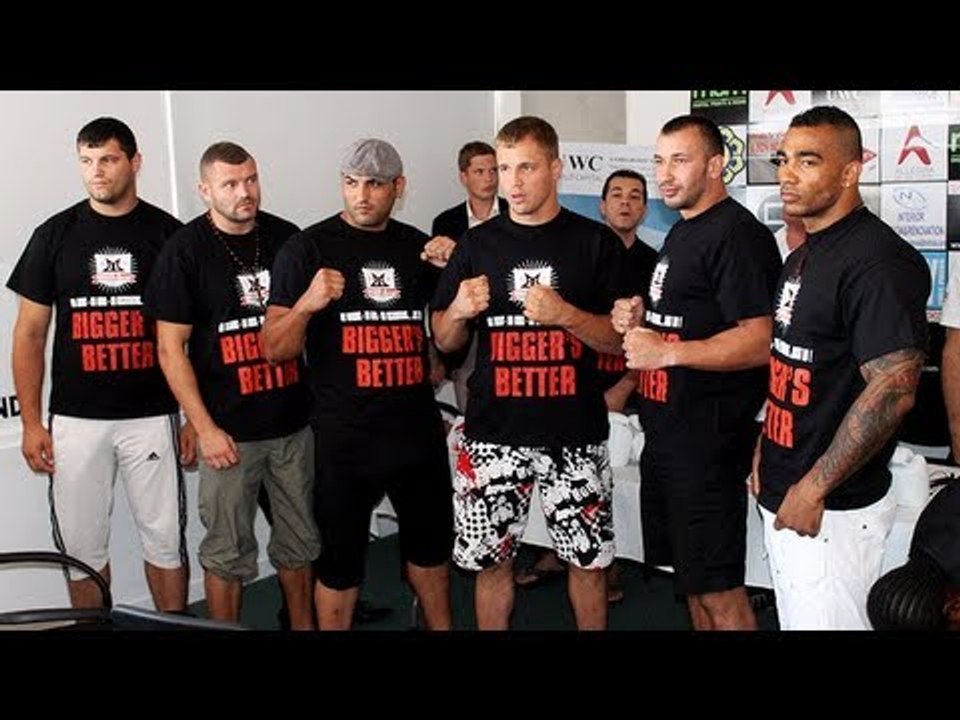 Bigger's Better XIII Cyprus Weigh-in & Press Conference
