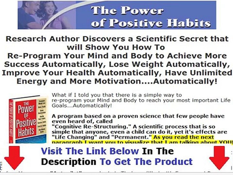The Power Of Positive Habits Honest Review Bonus + Discount