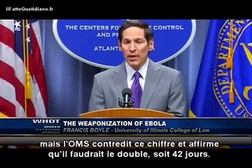 Le virus Ebola provient des laboratoires américains de guerre biologique