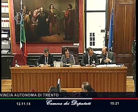 Roma - Revisione seconda parte Costituzione, audizioni Ugo Rossi e Chiamparino (12.11.14)