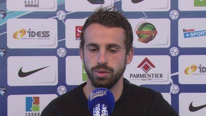 Avant Touville/Deauville - HAC (Coupe de France), interview d'Alexandfre Bonnet