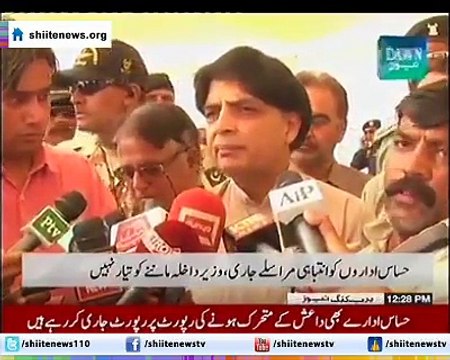 Intelligence Agencies alerted government about the presence of takfiri terrorist outfit DAESH (ISIS or ISIL) in Pakistan.