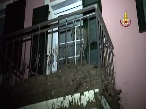 Liguria - Alluvione. Interventi dei Vigili del Fuoco -2- (11.11.14)