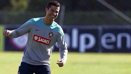 Quand CR7 s'enflamme à l'entraînement du Portugal...