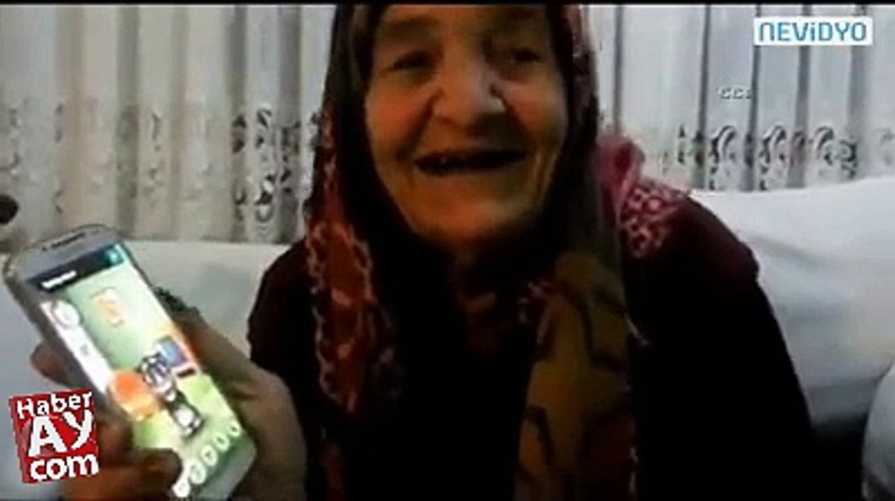 Karadenizli ninenin ’Talking Tom’la imtihanı