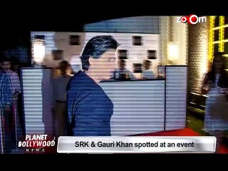 Shahrukh Khan and Gauri Khan at a party
