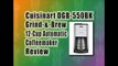 Cuisinart DGB 550BK Grind and Brew 12 Cup Automatic Coffeemaker :: Best Coffee Maker Machine Reviews