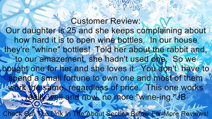 Houdini Lever Corkscrew, Red, with Foil Cutter Review