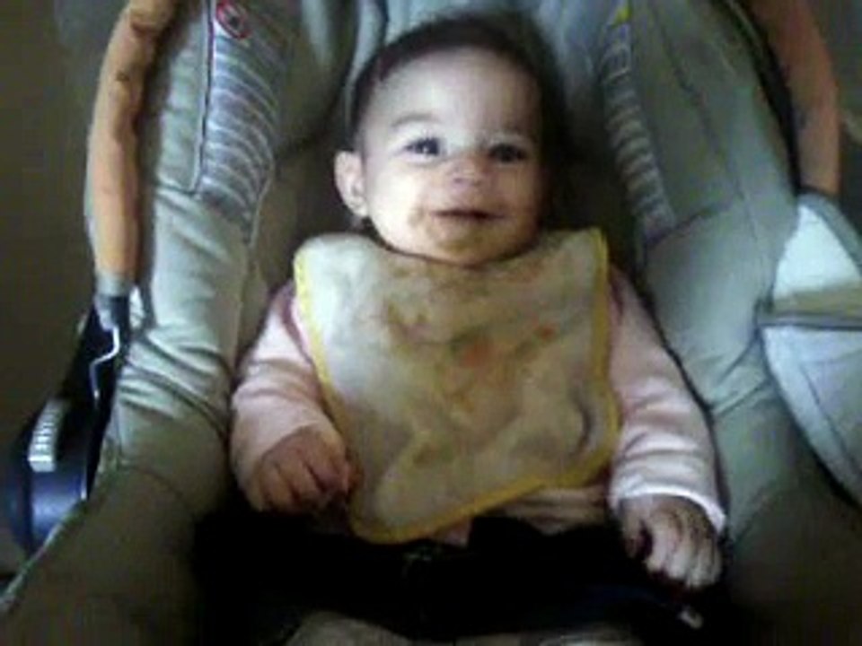 1ère purée de courgettes pour Nora