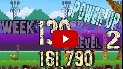 Angry Birds Friends Tournament  Week 130 all levels power up 03 nov 2014