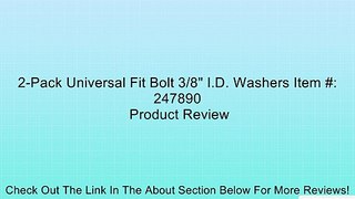2-Pack Universal Fit Bolt 3/8