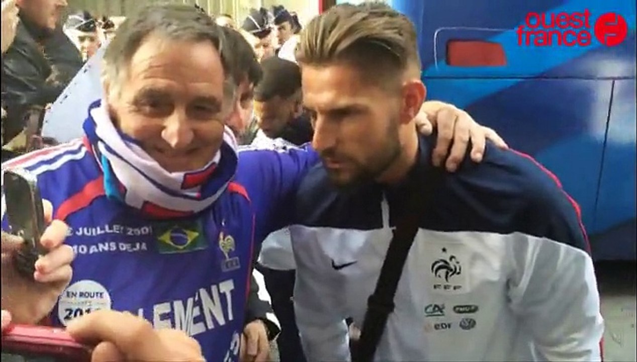 France - Albanie à Rennes : l'arrivée des joueurs à l'hôtel