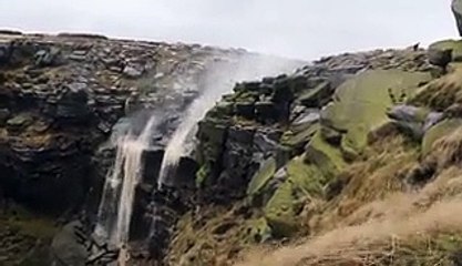 Kinder Downfall is Blown Back Up By High Winds