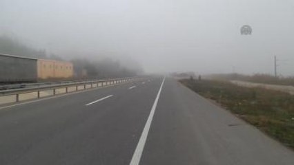 Bilecik'te Görüş Mesafesi 40 Metreye Kadar Düştü