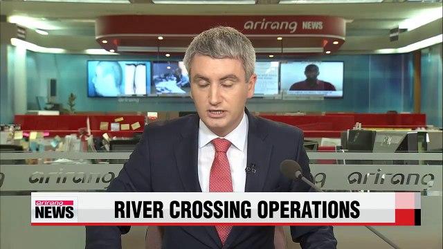 Korean military conducts river-crossing drill south of Seoul