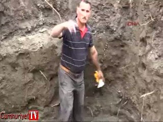 Doğalgaz çalışmasında insan kemikleri ortaya çıktı