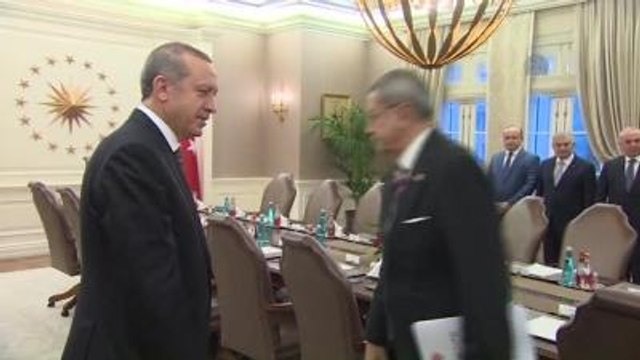 Cumhurbaşkanı Recep Tayyip Erdoğan'ın Kabulü