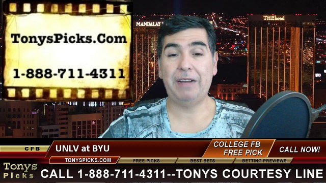 BYU Cougars vs. UNLV Rebels Free Pick Prediction NCAA College Football Odds Preview 11-15-2014