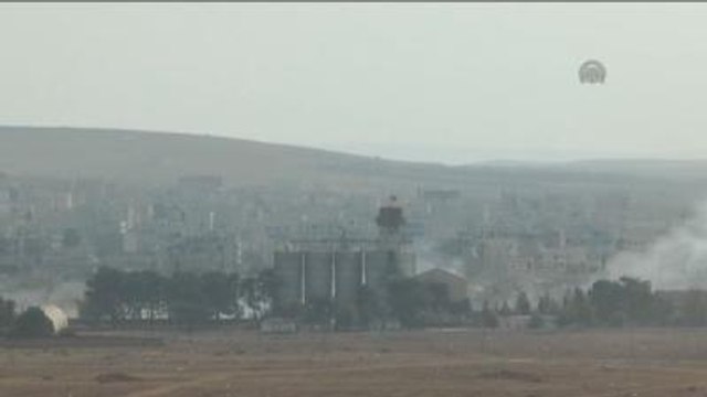 Koalisyon Güçlerine Ait Savaş Uçakları, Kobani'deki Işid Mevzilerini Bombaladı