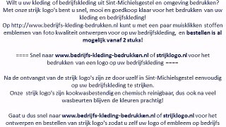 Kleding bedrijfskleding bedrukken Sint-Michielsgestel