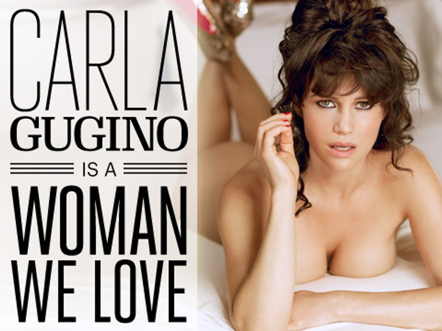 Carla Gugino Is a Woman We Love - video Dailymotion