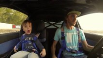 Papa fait des drifts avec son fils de 4 ans