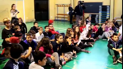 Francesco Pisano incontra i bimbi di una scuola di Cagliari
