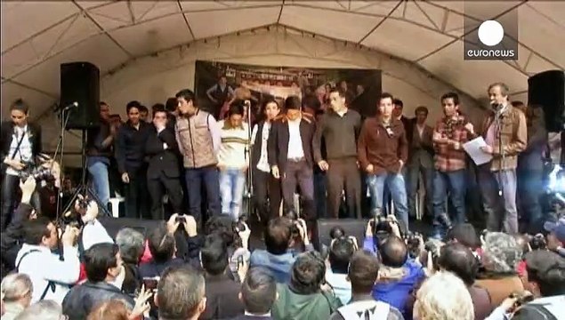 Protestos na Colômbia a favor das touradas