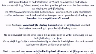 Kleding bedrijfskleding bedrukken Vinkel