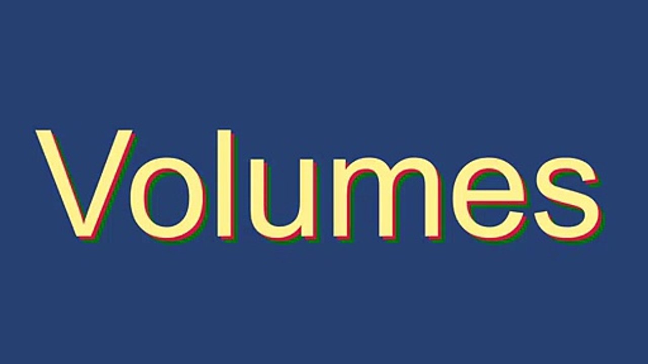 How to Pronounce Volumes