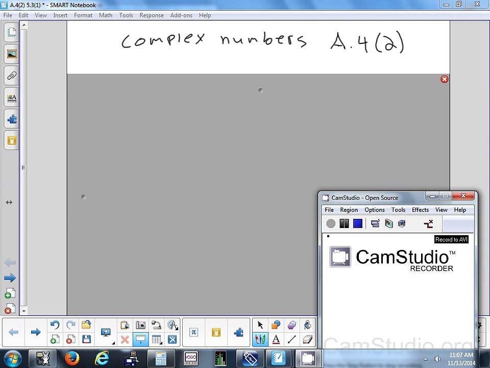 A.4(2) & 5.3(1) Complex Numbers and The Complex Plane 11-13-14