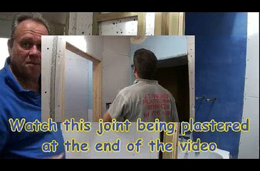 How to plasterboard a stud wall