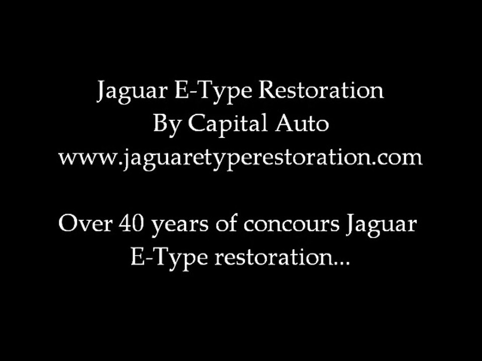 Jaguar Restoration Shops
