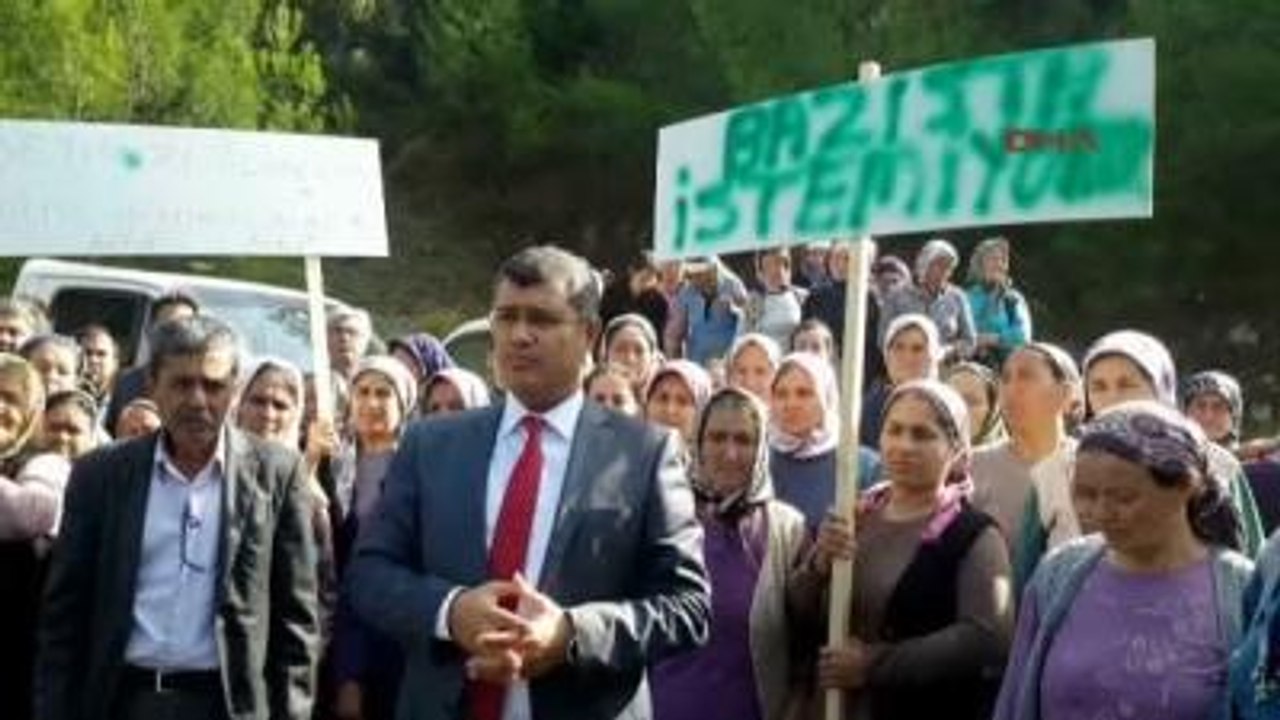 Milas Baz İstasyonuna Mahalleli Tepkisi
