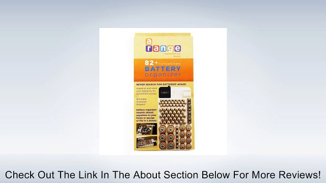 Battery Storage Rack Organizer Removable Tester Hold 66 Holder AAA 9V C D New Review