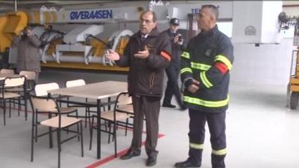 Zafer Havalimanı'nda Yangın Tatbikatı